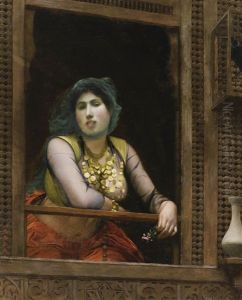 Femme Au Balcon