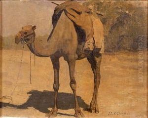 Le Chameau (sketch) by Jean-Leon Gerome