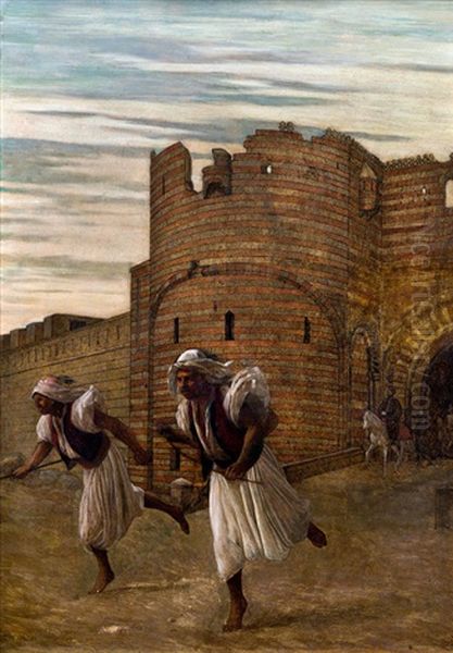 Die Boten Des Paschas (study For The Painting) - view 1