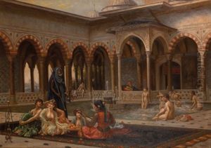 La Terrasse Du Serail by Jean-Leon Gerome