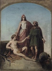 Phrygische Priesterin Vereint Die Schiffahrt Mit Dem Handel by Jean-Leon Gerome