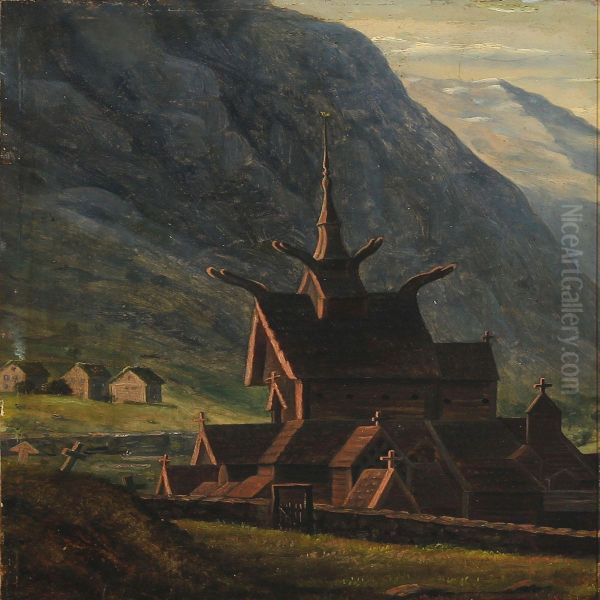 Borgund Church In Laerdal, Norway - view 1