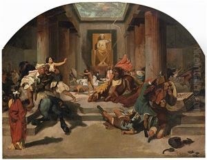 Die Franzosen Sturmen Den Tempel Des Zeus Die Franzosen Sturmen Den Tempel Des Zeus