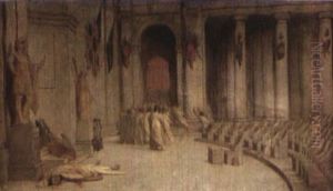 La Mort De Cesar by Jean-Leon Gerome