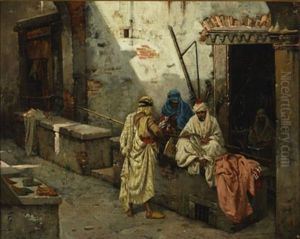 Merchant D'armes by Jean-Leon Gerome