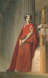 Portrait Of Rachel Felix by Jean-Leon Gerome
