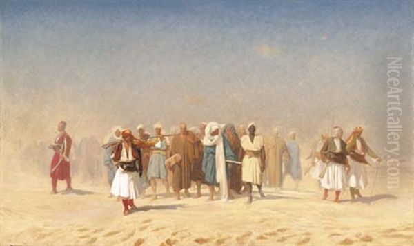 Recrues Egyptiennes Traversant Le Desert - view 1