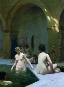 Baigneuses by Jean-Leon Gerome