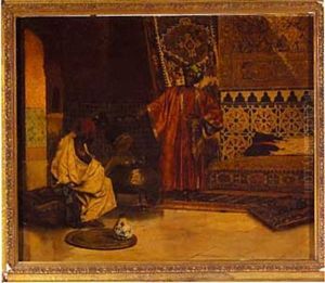 Abyssinian Rug Merchant by Jean-Leon Gerome