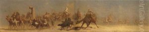 Caravane Dans Le Desert by Jean-Leon Gerome