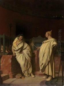 Les Deux Augures by Jean-Leon Gerome