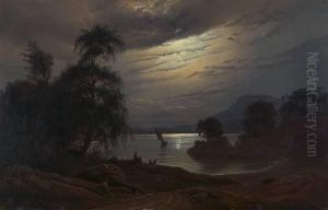 Nattseilas by Knud (Andreassen) Baade
