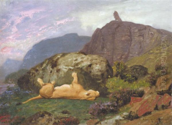 Lion Et Lionne De L'atlas - view 1
