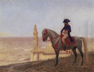 Napoleon At Cairo, Study by Jean-Leon Gerome