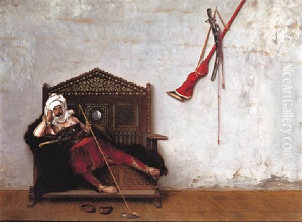 Chef Arnaut Faisant La Sieste (arnaut Chief Taking A Nap) - view 1