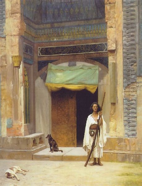 Portal Of The Green Mosque (sentinel At The Sultan's Tomb) - view 1