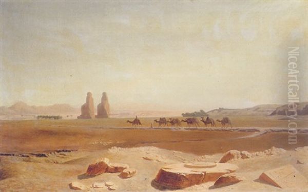 Vue De La Plaine De Thebes - view 1