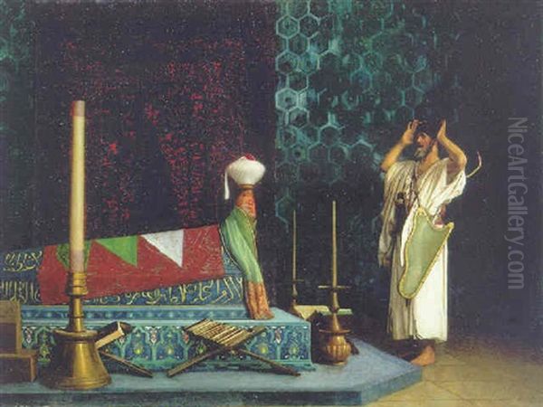 Prayer At The Sultan's Tomb (the Grief Of Akubar) - view 1
