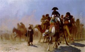 Napoleon And His General Staff In Egypt by Jean-Leon Gerome
