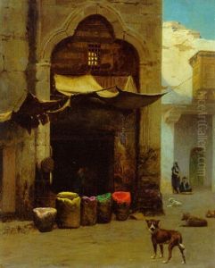 The Colour Merchant by Jean-Leon Gerome