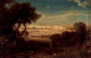 Scene In Palestine by Jean-Leon Gerome