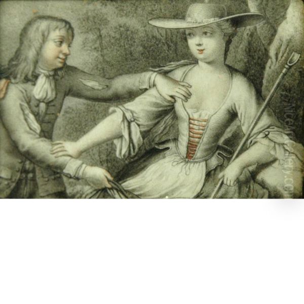 Portrait Of A Lady In Profile - view 1