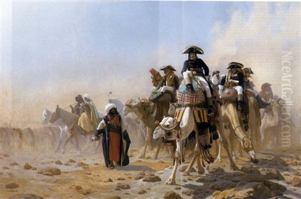 Napoleon And His General Staff In Egypt - view 1