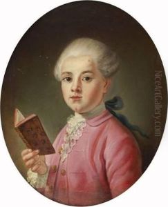 Jeune Garcon Tenant Un Livre