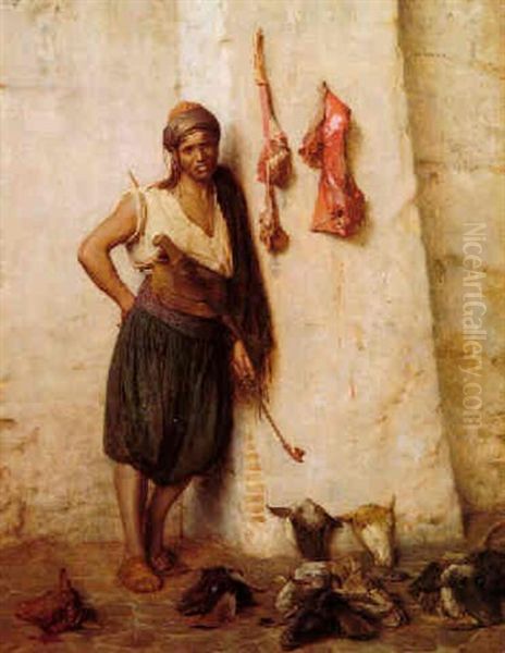 A Turkish Butcher In Jerusalem (boucher Turc A Jerusalem) - view 1