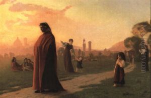 Dante (il A Vu L'enfer) by Jean-Leon Gerome