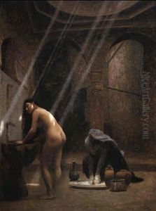 Un Bain Maure (femme Turque Au Bain)