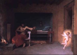 Anacreon 3: Cupid S'enfuit by Jean-Leon Gerome