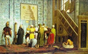 The Blue Mosque (le Mosquee Bleue) by Jean-Leon Gerome
