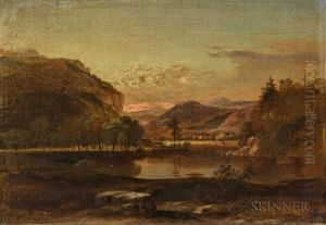 Mountain Landscape With Foreground Lake Mountain Landscape With Foreground Lake