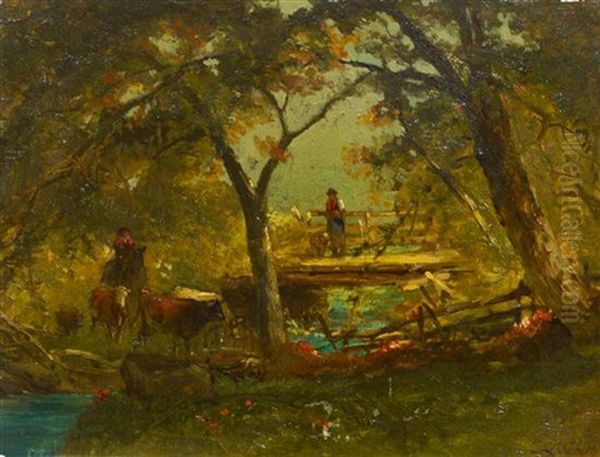 Landscape With Cattle Crossing - view 1