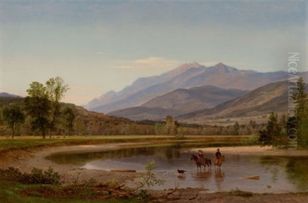 Fording The Stream (franconia Mountains, New Hampshire) - view 1