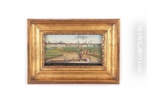 Ansicht Von Der Stubenbastei Gegen Die Josefstadt In Wien by Joseph Gerstmeyer