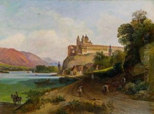 Blick Auf Stift Melk by Joseph Gerstmeyer