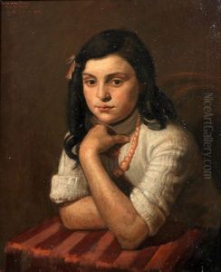 Portrait Of May Berlinsky by Mark Gertler