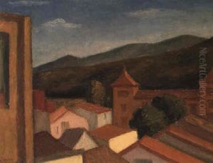 The Monastery, Castelltersol, Spain by Mark Gertler