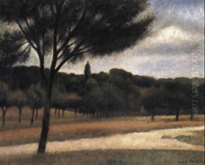 View Of Hampstead by Mark Gertler