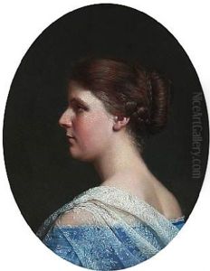 Portrait Of A Woman In Profile