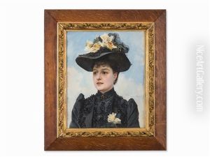 Portrait Of A Lady by Paul Jean Gervais