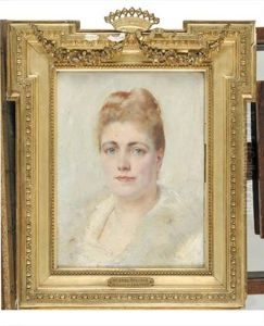 Portrait De La Comtesse Andre Mniszech, Nee Isabelle De Lagatinerie