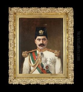A Qajar Diplomat, Mirza Reza Khan Arfa' Al-dawlah (d. 1937) by Henri Gervex