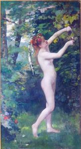 Une Bacchante by Henri Gervex