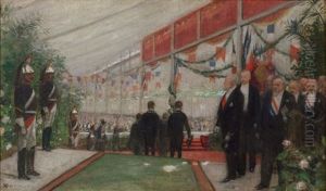 Le President Loubet En Visite Au Congres Des Maires De France by Henri Gervex