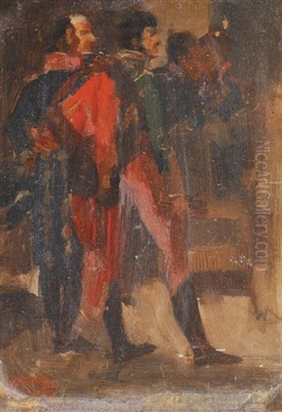 Deux Generaux (collab. W/alfred Stevens) - view 1