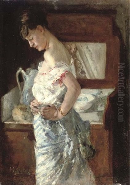 Femme A Sa Toilette - view 1