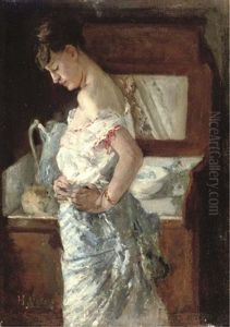 Femme A Sa Toilette by Henri Gervex